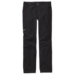 Patagonia Venga Rock Pants Womens 8 Black, Hiking Climbing Cargo Perfect Condt.